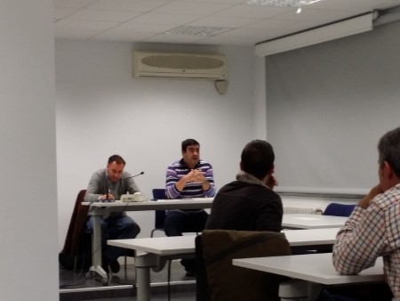 El pasado 8 de Enero en la fábrica de Villaverde se realiza una Reunión de afiliados de CC.OO 